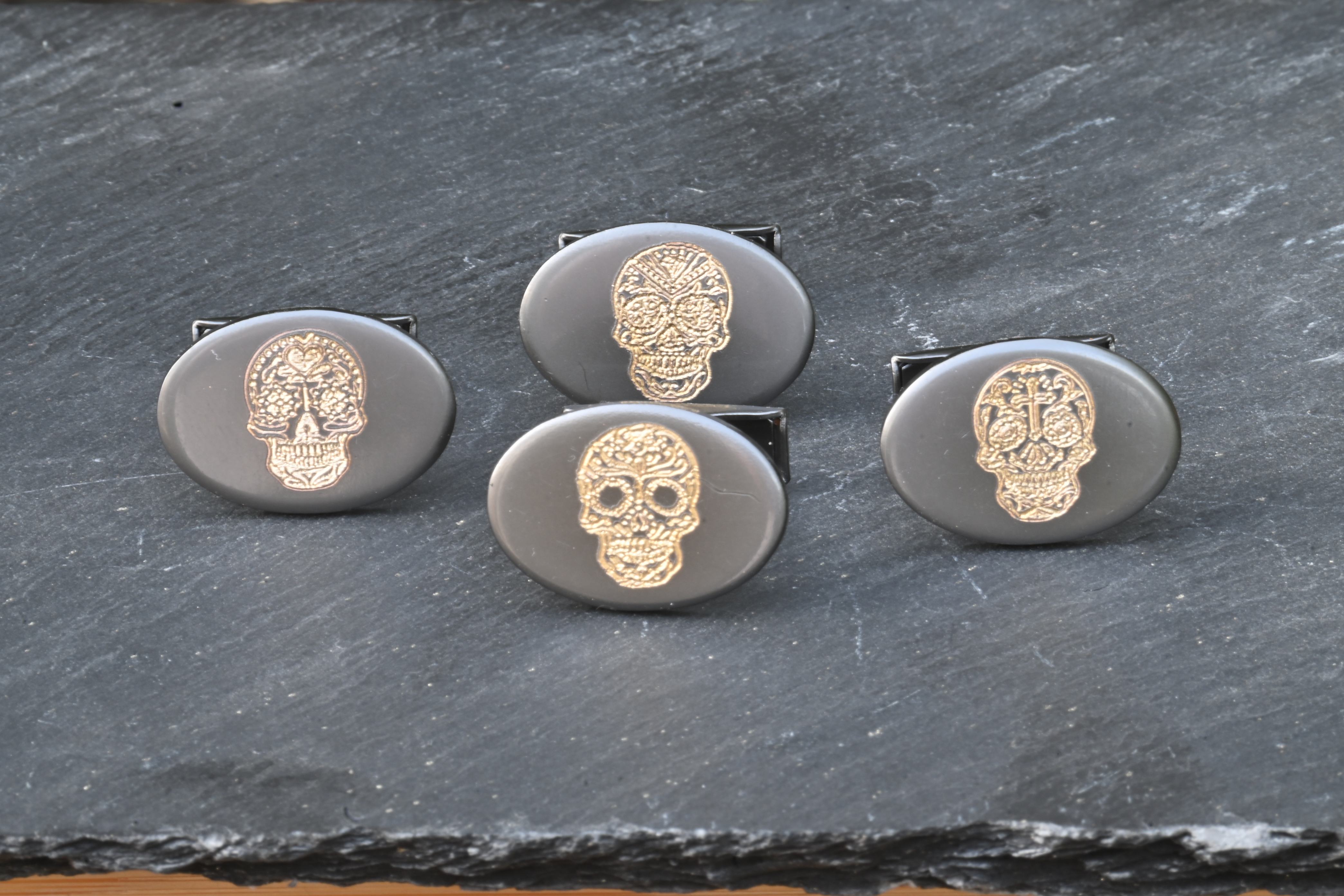 Engraved cufflinks